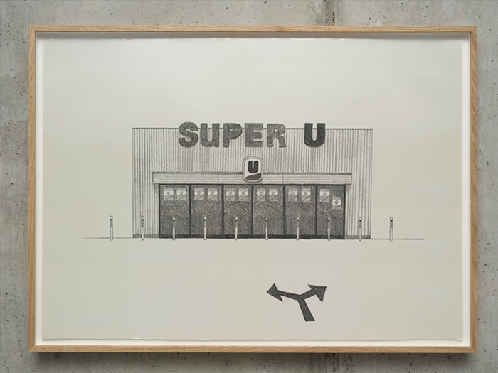 Dessin de supermarché